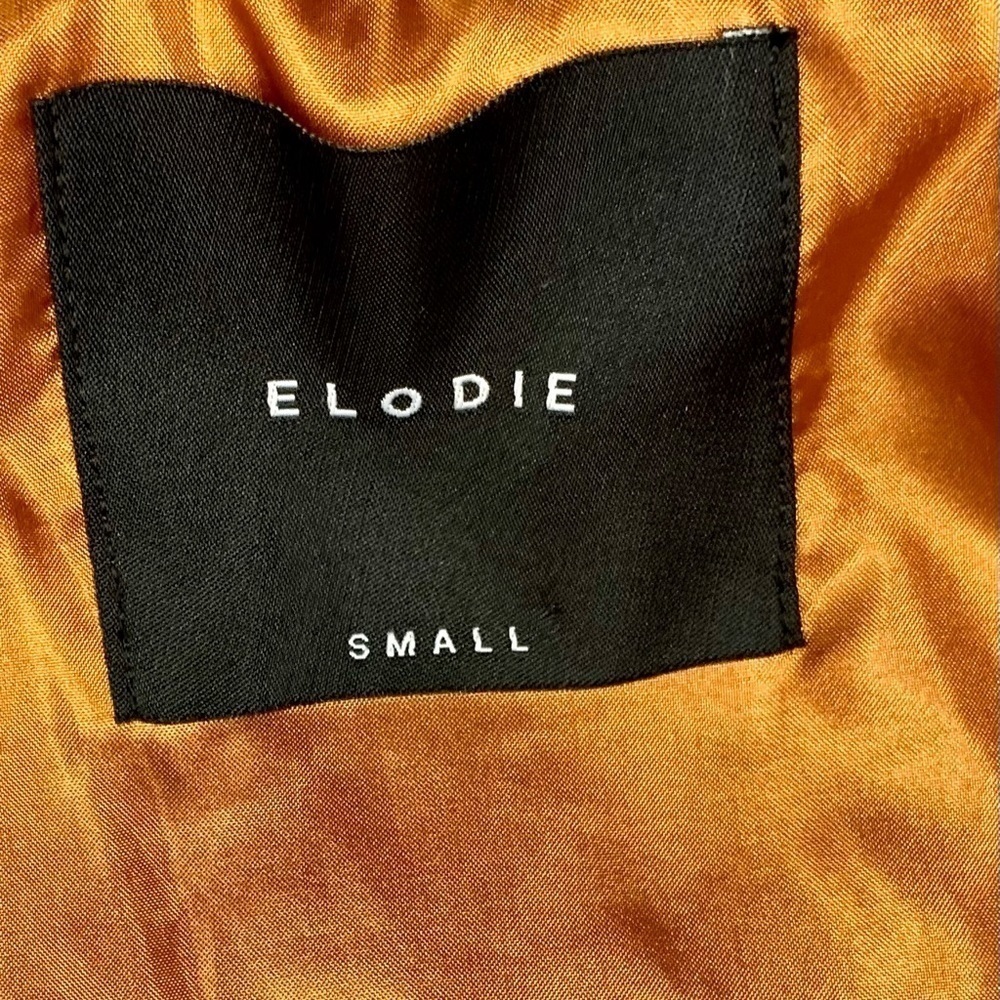 Elodie Women’s Fleece Burnt Orange  Zip Front Jacket NWOT SZ Small - Picture 9 of 9